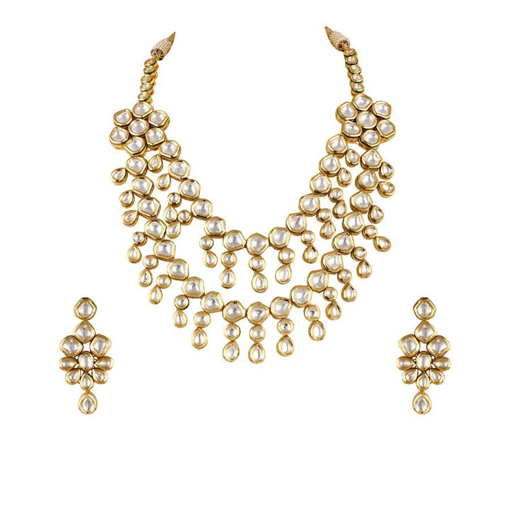 Minaki Naaz Kundan Set-Long