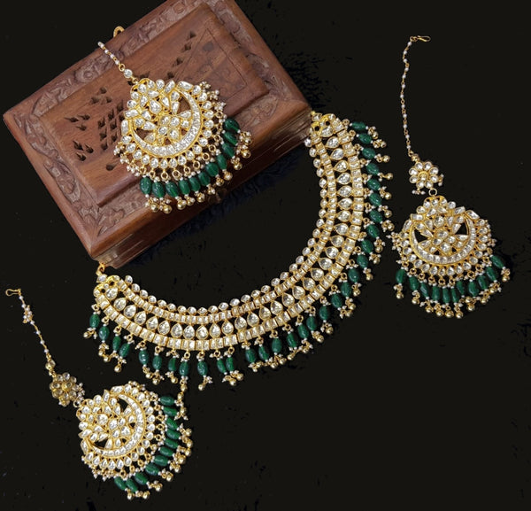 Minaki Pakeeza Pachi Kundan Set