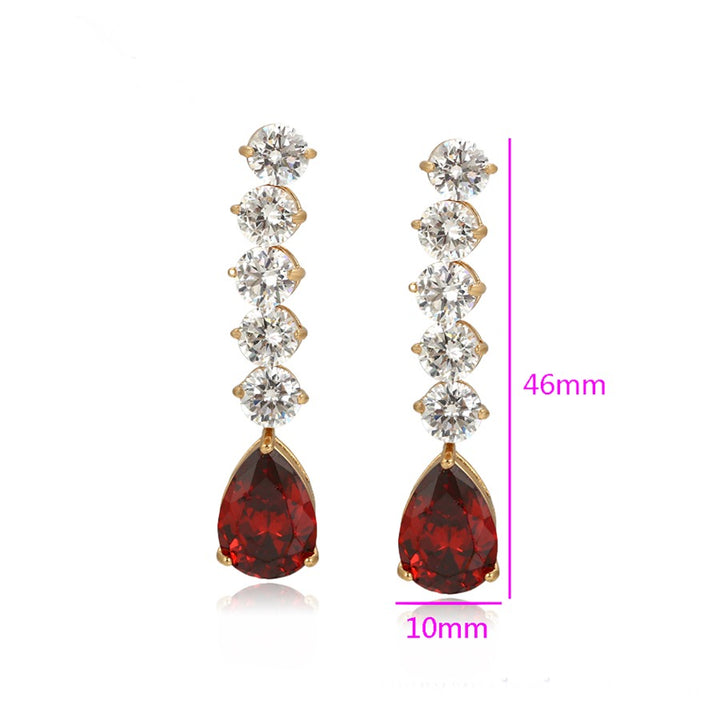Minaki Russet Danglers- Earrings