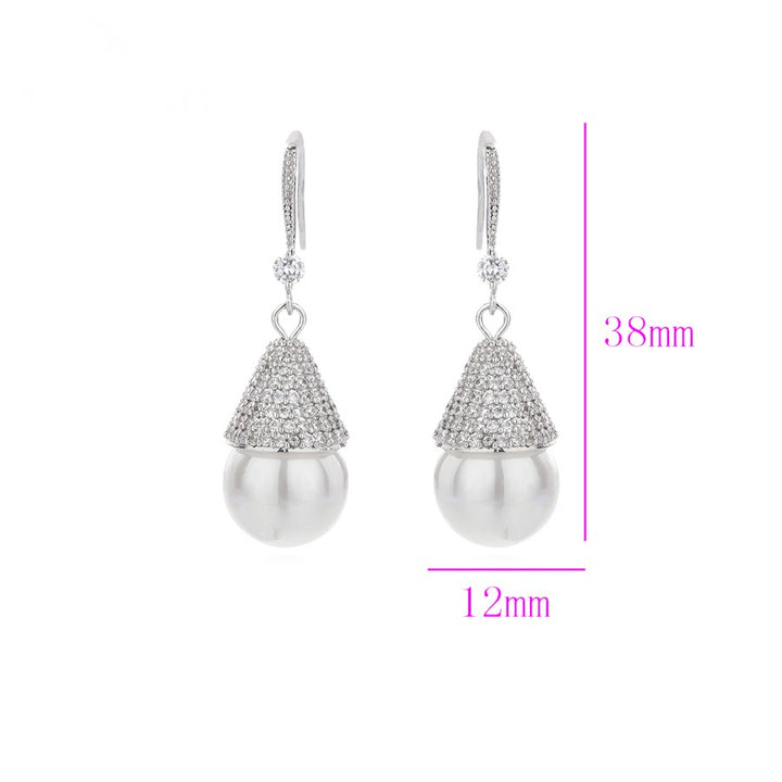 Minaki Fiona Pearl Earrings