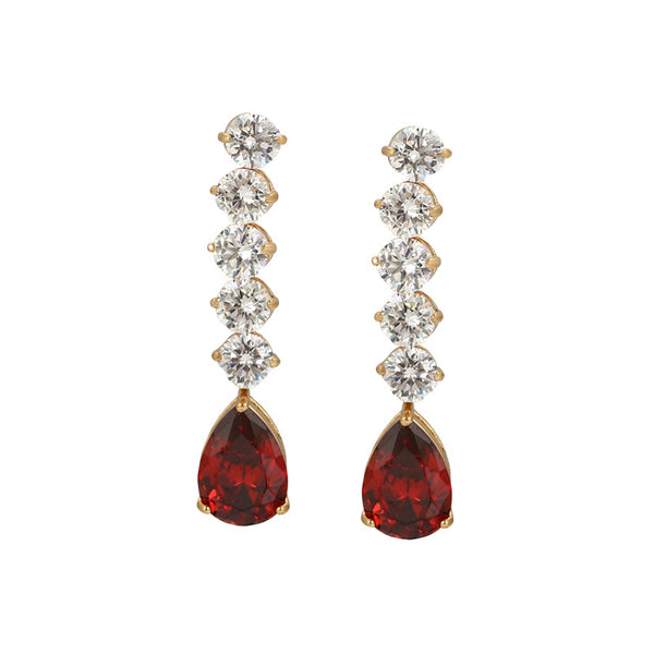 Minaki Russet Danglers- Earrings