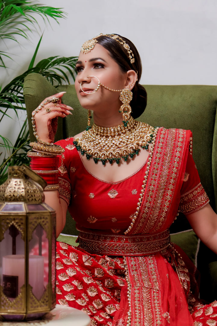 Minaki Dulhan Kundan Set