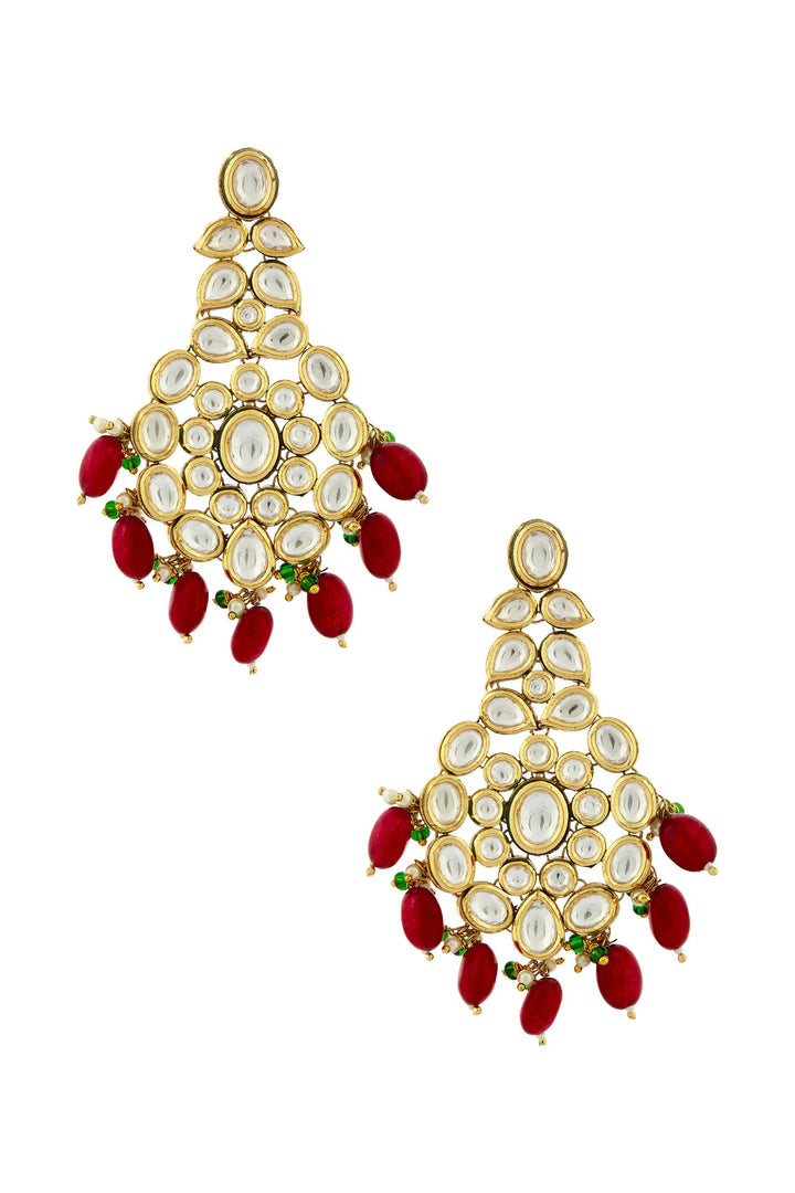 Minaki Gul Kundan Set