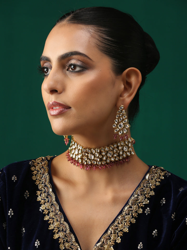 Minaki Aishani Kundan Choker Set