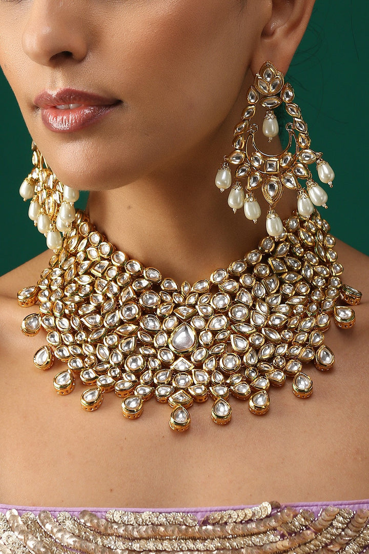 Minaki Pakeezah Kundan Set