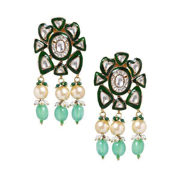 Minaki Padmavat Jadau Kundan Choker Set With Enameling