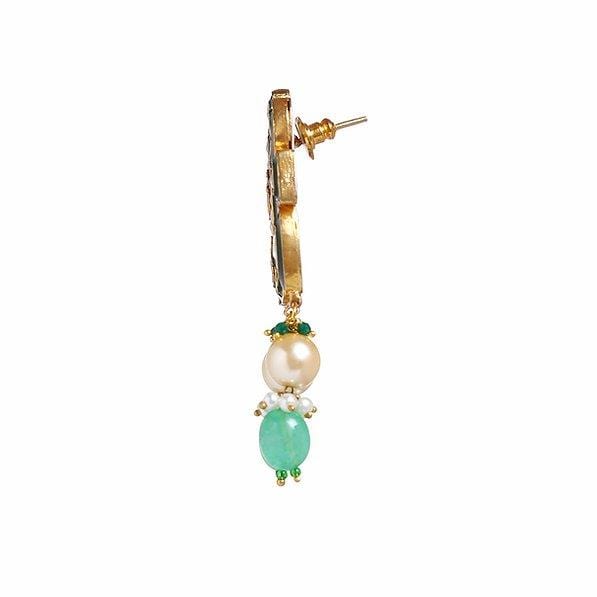 Minaki Padmavat Jadau Kundan Choker Set With Enameling