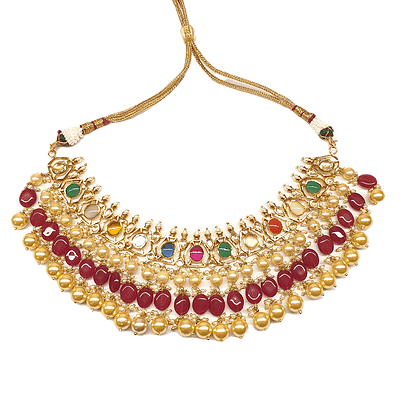 Minaki Navratan Choker Set