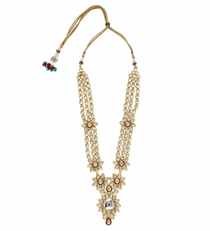 Minaki Long Kundan Set