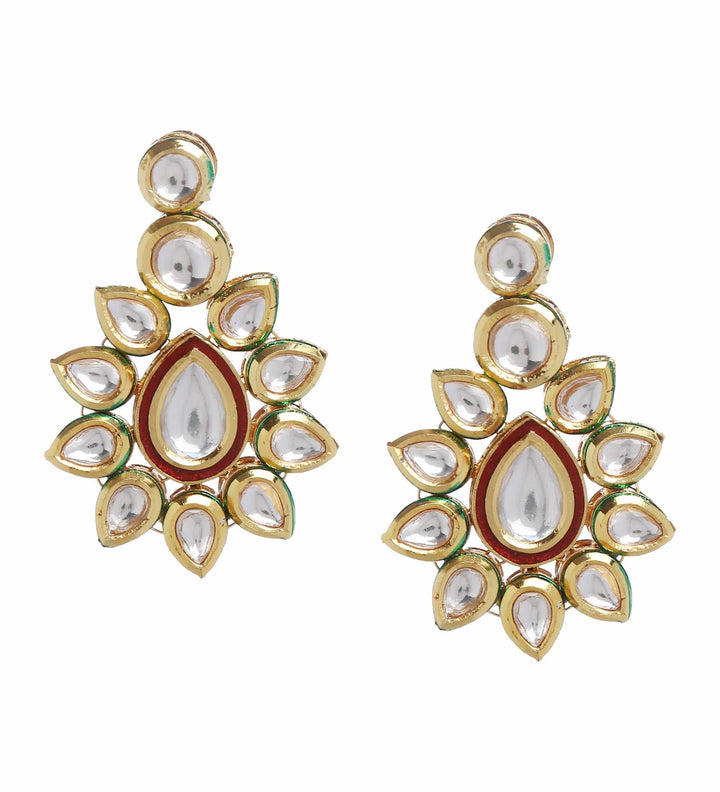 Minaki Long Kundan Set