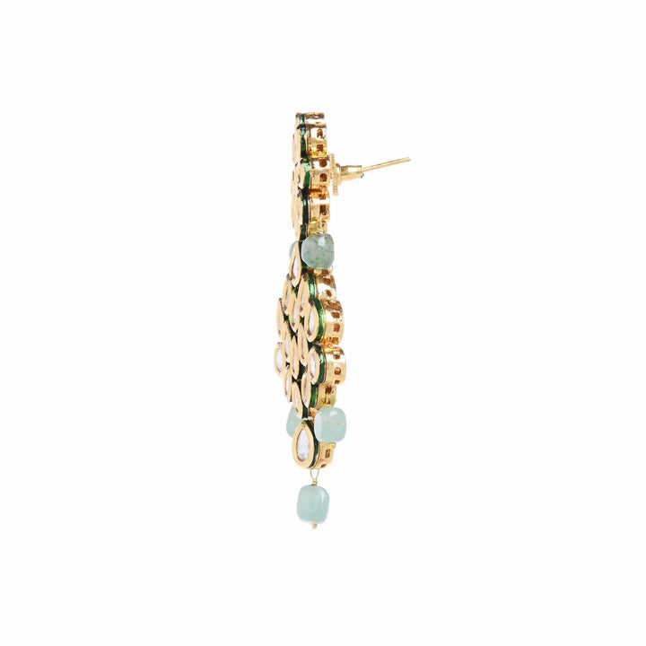 Minaki Maharani Kundan Set With Aventurine Stones