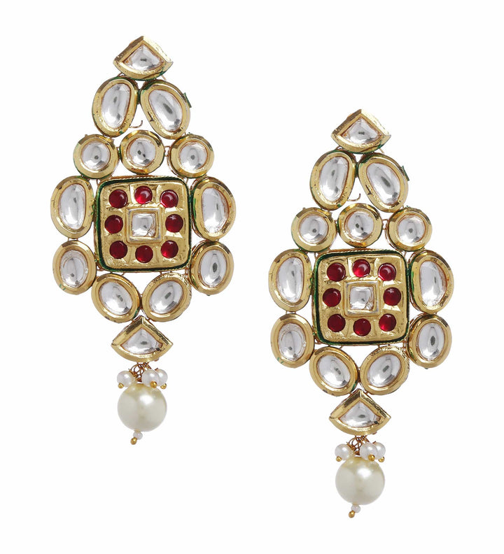 Minaki Neckline Kundan Set