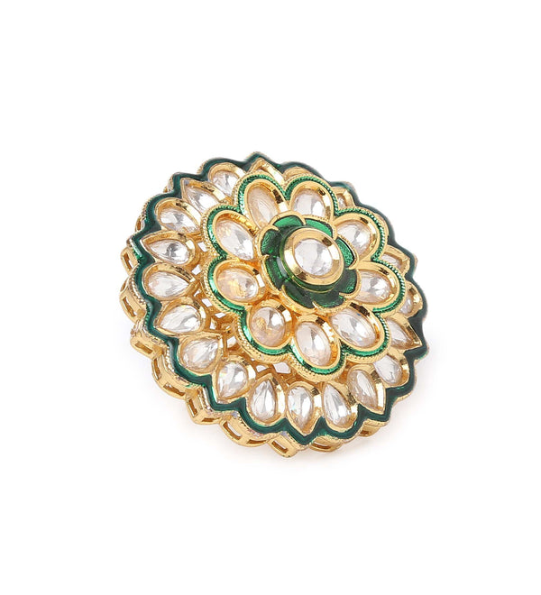 MINAKI Rings DAHLIA KUNDAN RING