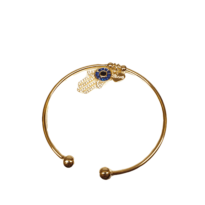 Minaki Evil Eye Adjustable Bangle