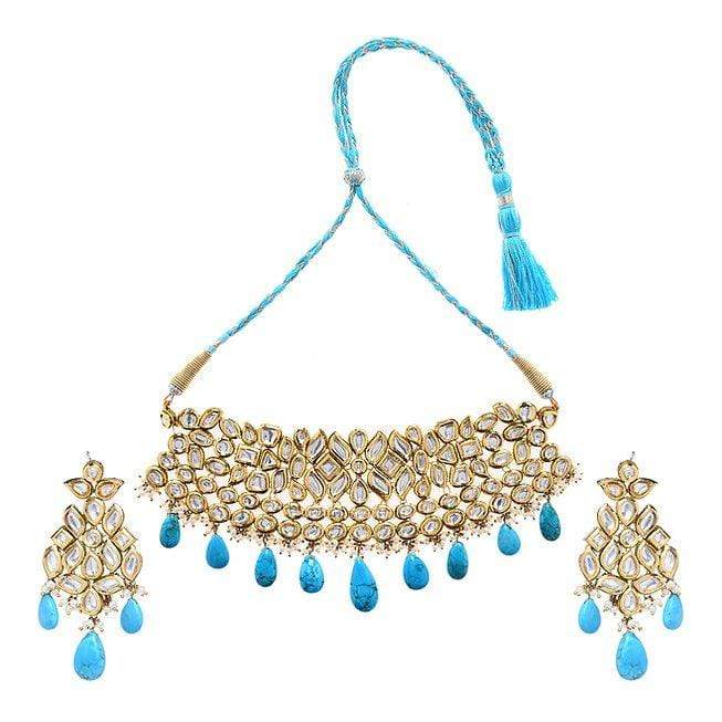 MINAKI FIROZA KUNDAN CHOKER SET