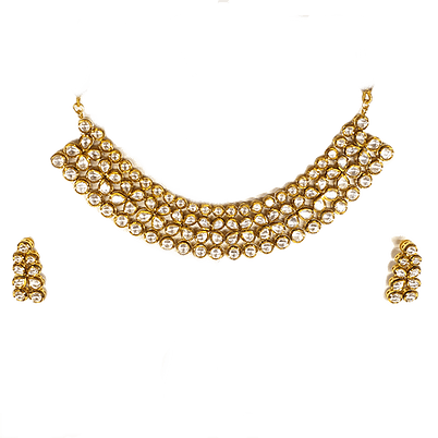Minaki Hasli Kundan Set