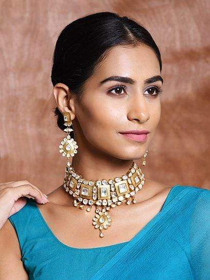 Minaki Shahi Jadau Choker Set