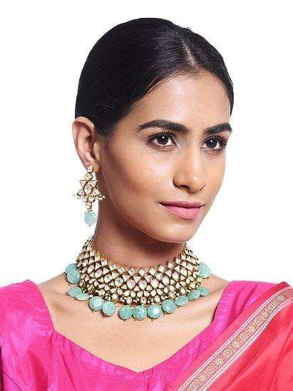 Minaki Kundan Collar Set