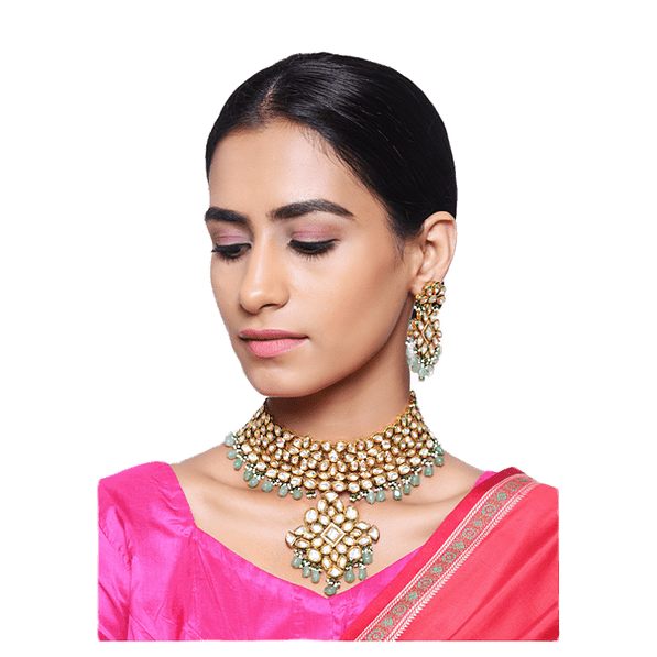 Minaki Zarin Kundan Choker Set