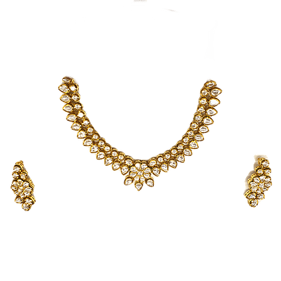 Minaki Floral Kundan Set