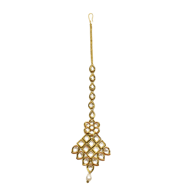 MINAKI Maang Teeka KUNDAN TEEKA