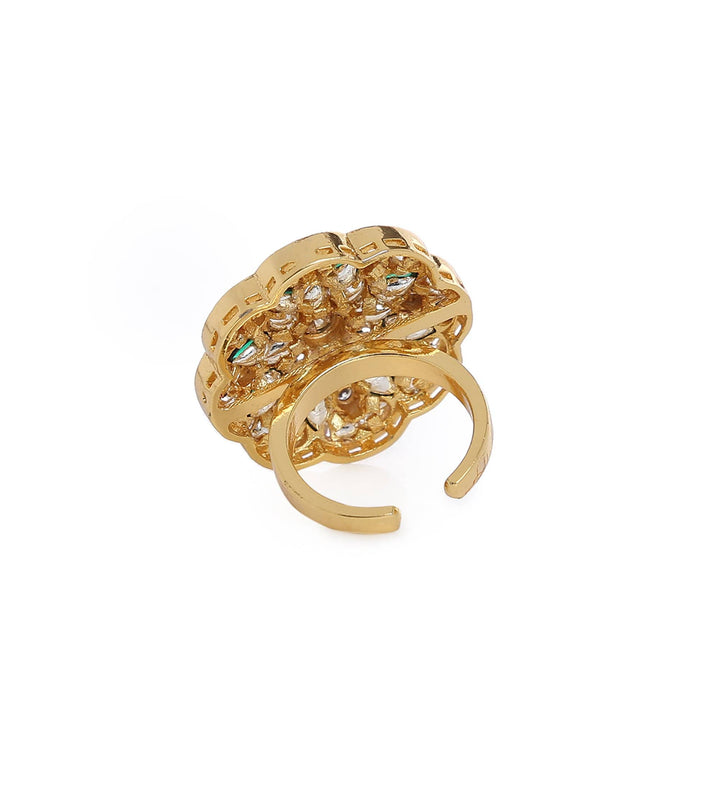 MINAKI Rings NAVABI KUNDAN RING