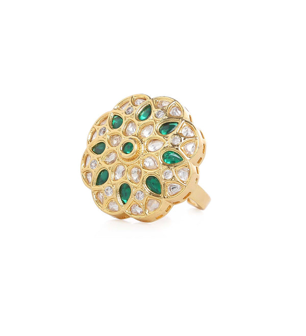 MINAKI Rings NAVABI KUNDAN RING