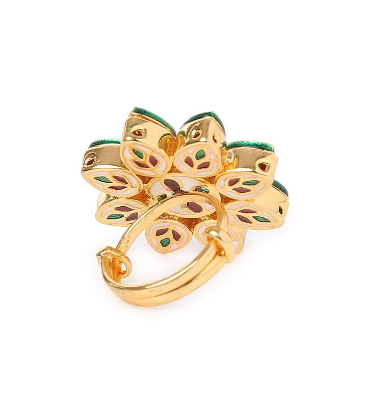 MINAKI Rings PETUNIA KUNDAN RING