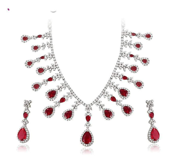 MINAKI RUBY CRYSTAL SET