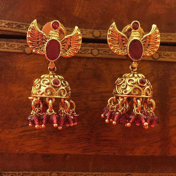 MINAKI Earrings TEMPLE EARRINGS  - JHUMKAS