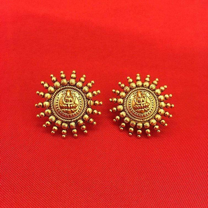 MINAKI Earrings TEMPLE EARRINGS  - LAXMI STUDS