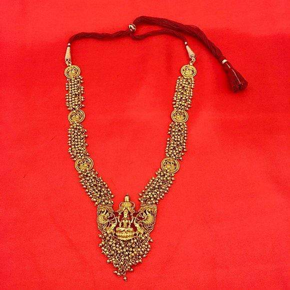 MINAKI Sets TEMPLE JEWELLERY SET  : KRISHNA TEMPLE SET (LONG)
