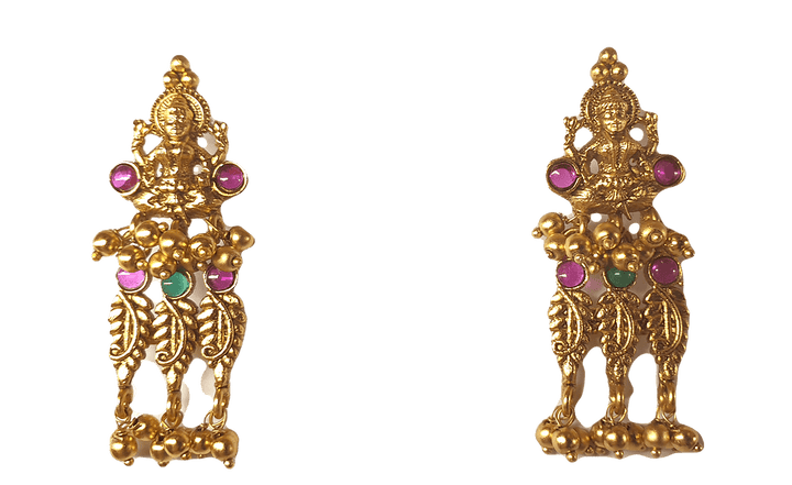 MINAKI Sets TEMPLE JEWELLERY SET : LAXMI TEMPLE SET