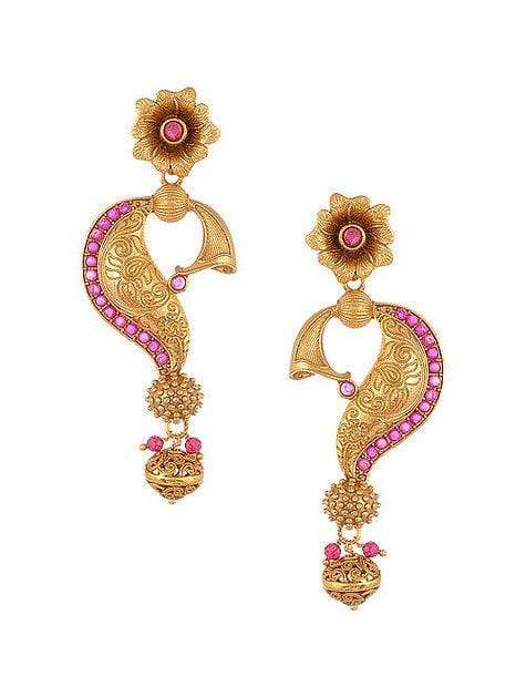 MINAKI Sets TEMPLE JEWELLERY SET : SHANKH TEMPLE SET