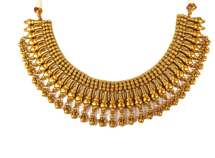 MINAKI Sets TEMPLE JEWELLERY SET : TEMPLE SET (CHOKER)