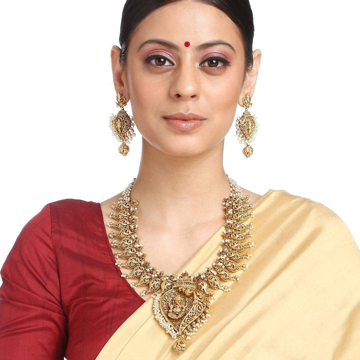 MINAKI TEMPLE JEWELLERY SET : VINAYAK-TEMPLE SET
