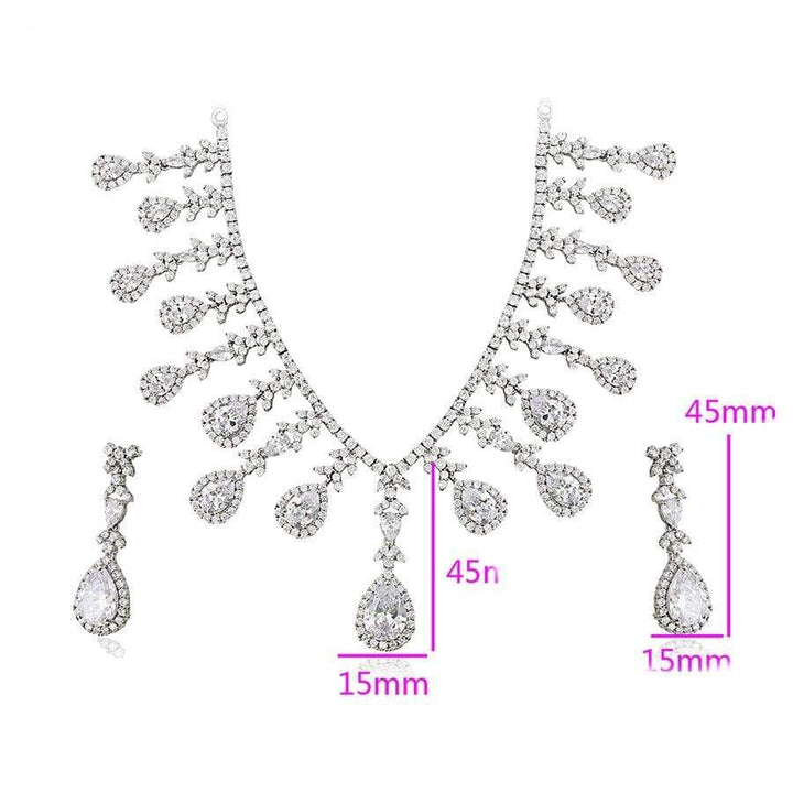 MINAKI WHITE CRYSTAL SET
