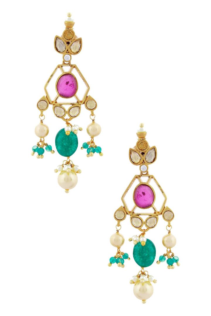 Minaki Navratan Jadau Choker Set